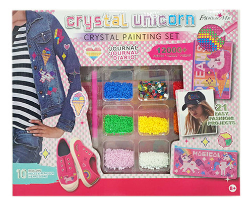 Set Para Decorar Crystal Unicorn Pixel Art 0