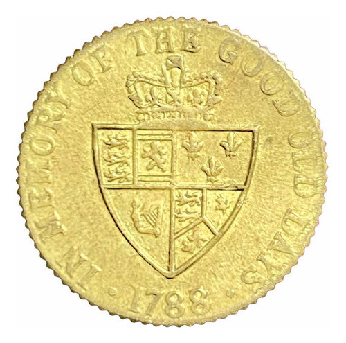 Antiguo Token O Ficha Inglaterra 1788 Rey Jorge 3 0