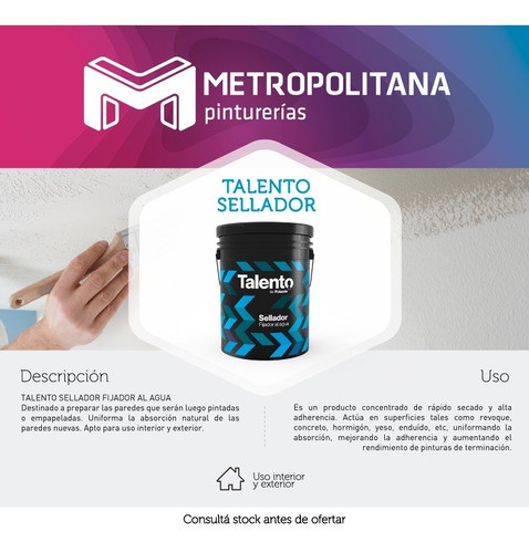 Talento Fij. Al Agua Polacrin | 10lt 1