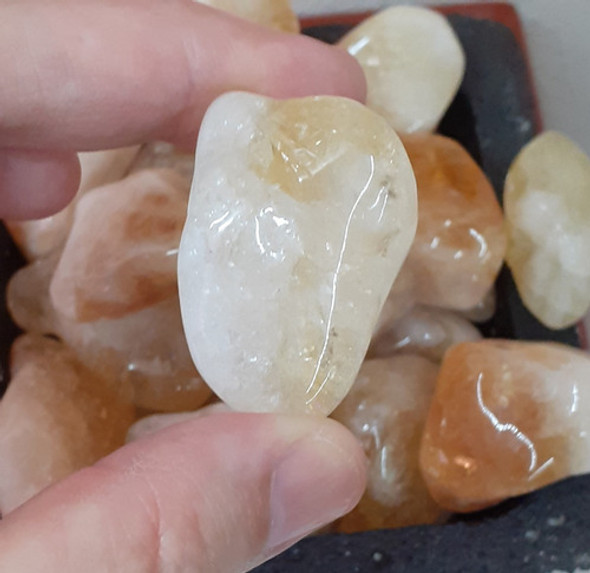 Piedra Citrino Rolada X 50 Gr (1 A 3 Cm) 1