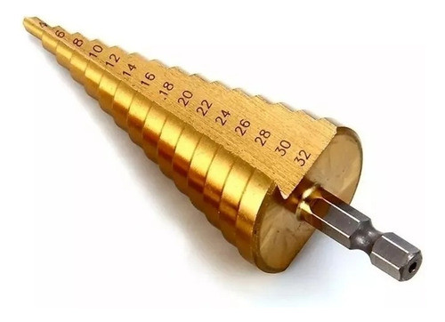 Mecha Escalonada Revestida Titanio 4 A 32 Mm Isard 0