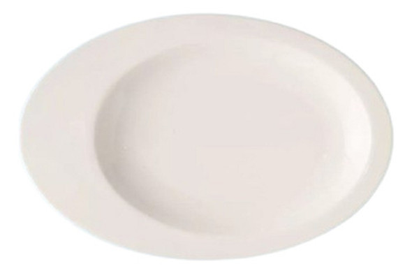 X 2 Plato Playo Oval 26 Cm Horeca Gourmet Porcelana G 0 X 2 Plato Playo Oval 26 Cm Horeca Gourmet Porcelana G 0