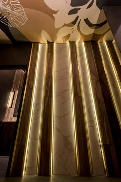 Tapacanto De Aluminio Oro Brillante 16x16 Mm. Atrim 1910 1