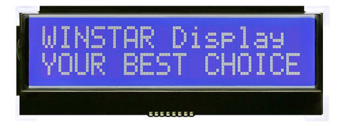 Wo1602g Display Lcd 16x2 Caracteres Bkl Blanco X2u 0