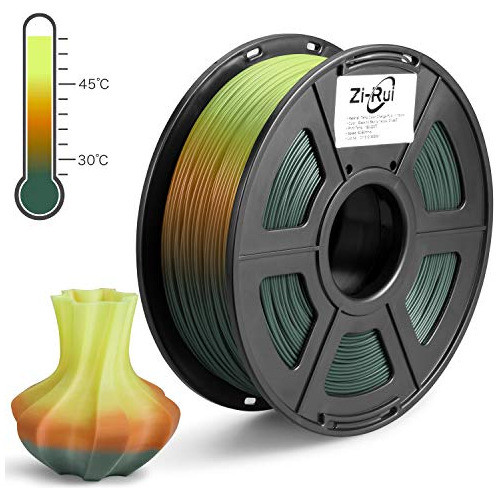 Impresora 3d Zi-rui Filamento Pla, Tricolor Que Cambia Con L 1