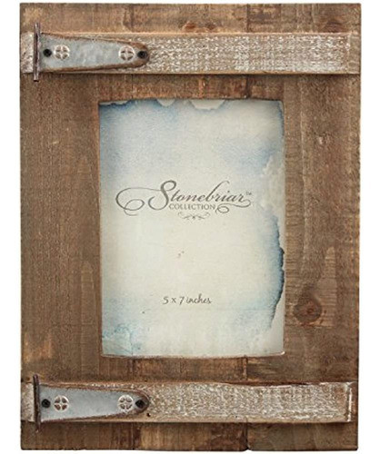 Stonebriar Rústico Marco De Madera Natural Caballete Atrás P 0