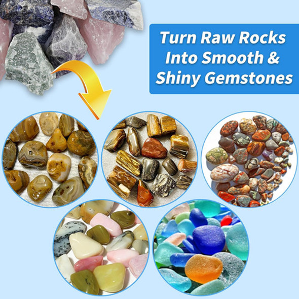 Kit De Repuesto Para Pulir Rocas - 27 Kg Hasta 18 Kg De Roca 1