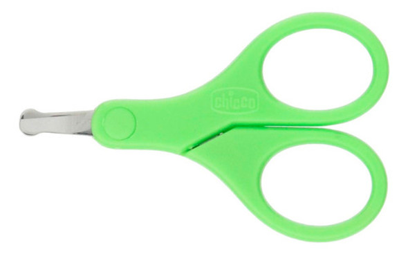 Tijera Corta Uñas Para Bebes Hojas Cortas Verde Chicco 1