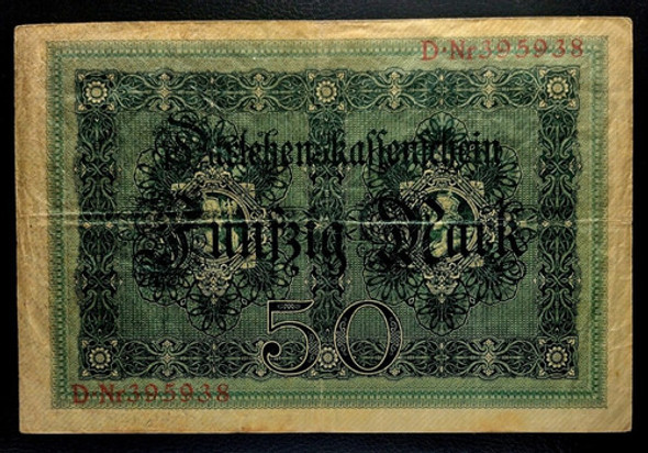 Alemania 50 Marcos 1914 Bueno Pick 49a 6 Cifras 1 Alemania 50 Marcos 1914 Bueno Pick 49a 6 Cifras 1
