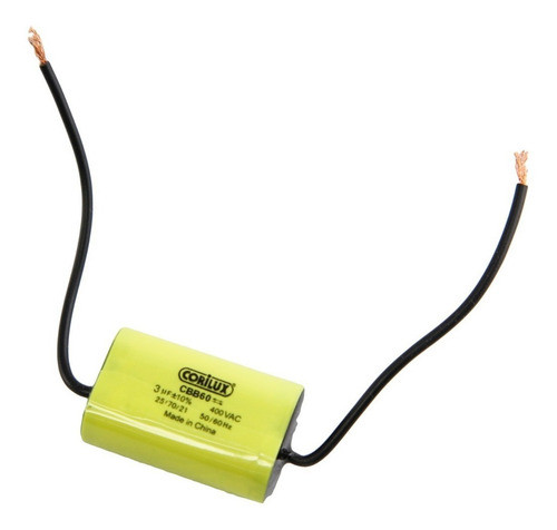 Capacitor Monofasico 3 Uf X 400v Arran Motor Ventilador Htec 0