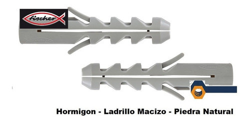 Taco Tarugo Fischer Plastico S5 Med. 5x25 Mm X1000un 1