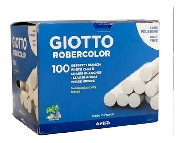 Tiza Giotto Robercolor Blanca X 100 Unidades Hipoalergénica 0 Tiza Giotto Robercolor Blanca X 100 Unidades Hipoalergénica 0