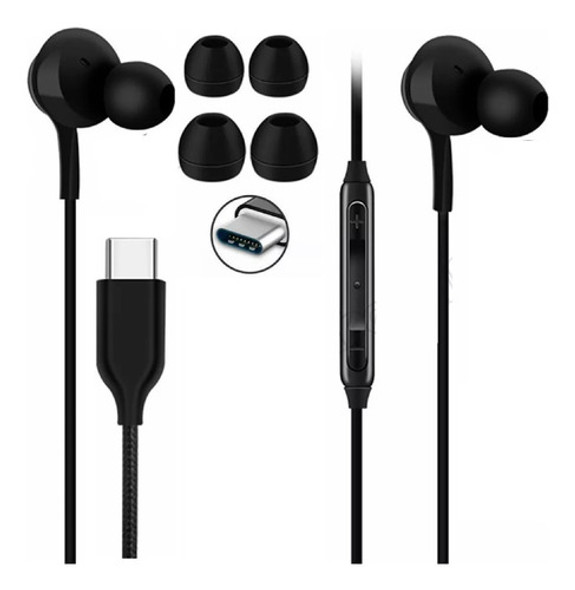 Auriculares Stereo Entrada Tipo C Para Motorola G34 G54 G84 0