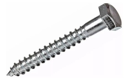 Tornillo Tirafondos Zincados 1/4 X 2 1/2 - X200u - Bul 0