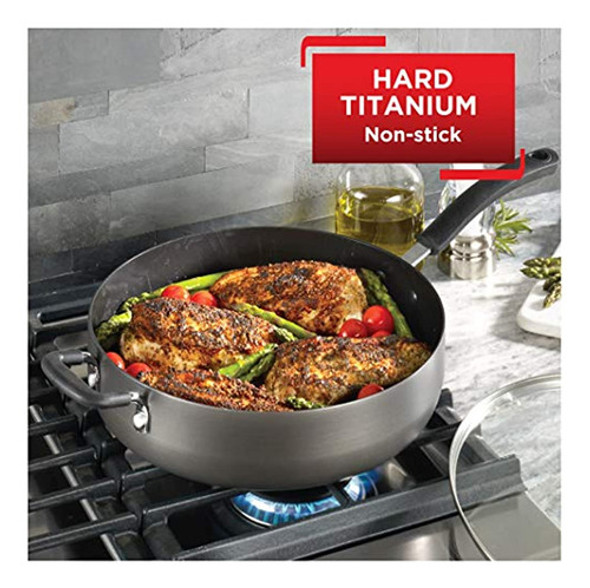 T-fal, Ultimate Hard Anodized, Antiadherente 5 Qt. Cocina Ju 1 T-fal, Ultimate Hard Anodized, Antiadherente 5 Qt. Cocina Ju 1