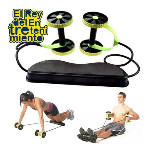 Revoflex Extreme Rueda Abdominal C/ Bandas Elásticas El Rey 1