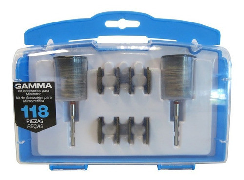 Set Kit Gamma Accesorio Mini Torno Juego 118 Piezas Estuche 0
