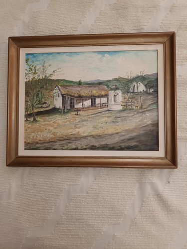 Cuadro Pintura Al Oleo Enmarcada  39 ×48 Cms 1