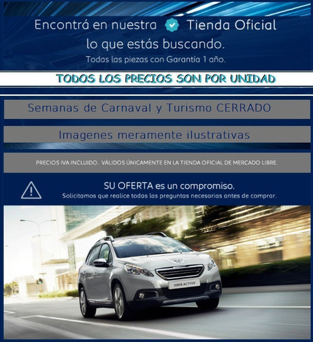 Elemento Filtro De Aire Peugeot 2008 Original 1