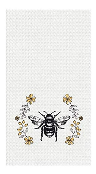 Toalla De Cocina De Tejido De Gofres De Abeja Reina De Cyf H 0