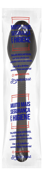 Cuchara Descartable Negra X50 Unidades Goldsky 0