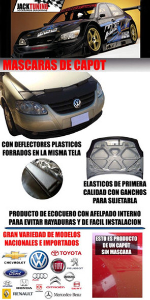Mascara De Capot Renault Duster En Ecocuero 1 Mascara De Capot Renault Duster En Ecocuero 1