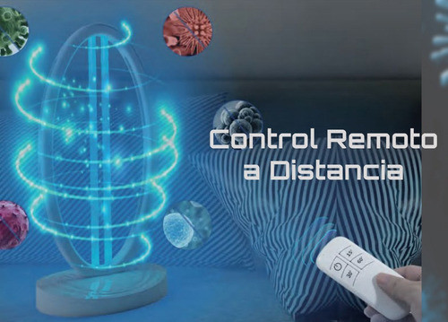Lámpara Luz Uv Sanitizante Elimina 99.9% Virus Y Bacterias 1