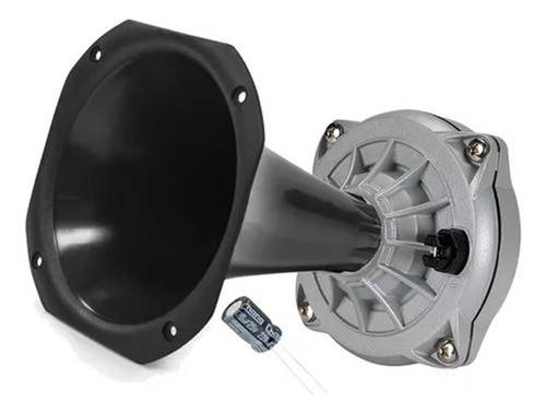 Combo Driver Blauline Bd250 80w Rms + Corneta + Capacitor 0