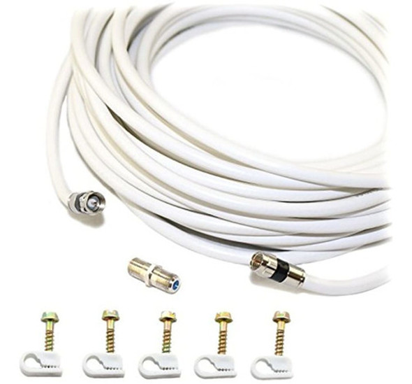 Cable Rg6 Con Conectores F En Cada Extremo Cable De Conexio 0
