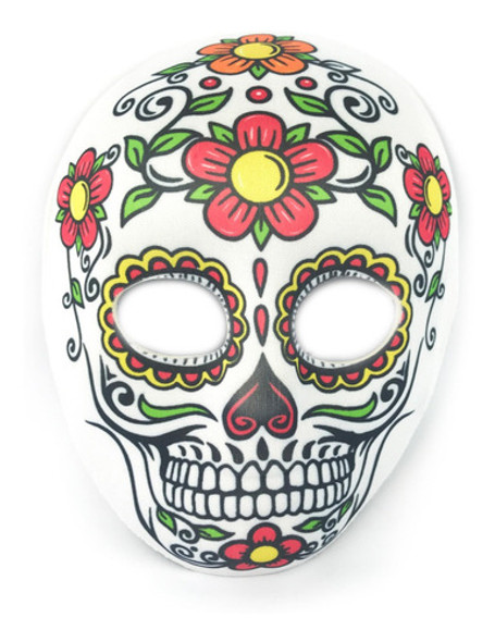 Mascara Dia De Los Muertos Halloween Cotillon Terror 0