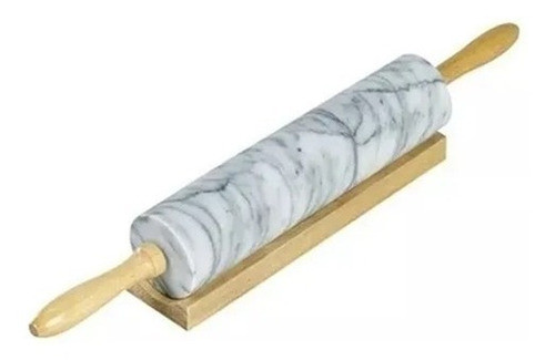 Palo De Mármol De Amasar Para Estirar Pizza Tartas Masa 0