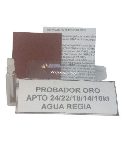 Oro Test Rápido Identifica Tu Oro Ya Muy Fácil Instrucciones 0