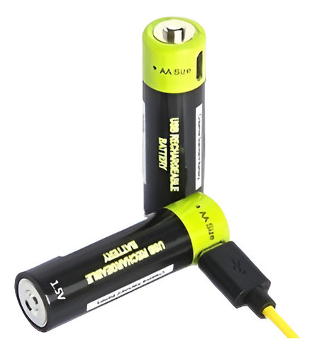 Rc Znter 1.5v 1250mah Usb Recargable Tamaño Aa Lipoly Baterí 0