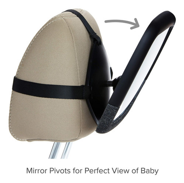 Espejo Para Coche Ajustable Ancho Para Bebés, Resistente 1