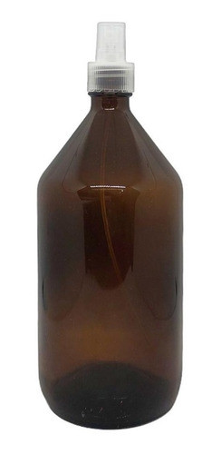 Botella Jarabe Ambar 1 Lt Con Atomizador Spray X6 0