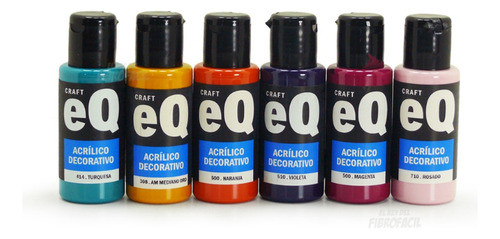 Pintura Acrilica Eq Arte 50cc X20 Unidades 0