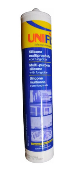 Sellador Silicona Acetico Multiproposito Unifix 280ml 0