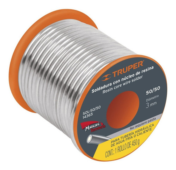 Soldadura Estaño S/pasta Tubería Hidráulica Plomería Truper 0 Soldadura Estaño S/pasta Tubería Hidráulica Plomería Truper 0