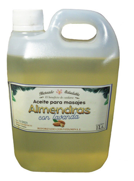Aceite Para Masajes Almendras + Lavanda 1 Litro En Balvanera 0