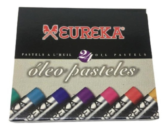 Olio Pasteles Al Oleo Eureka Caja X 24 Colores 1