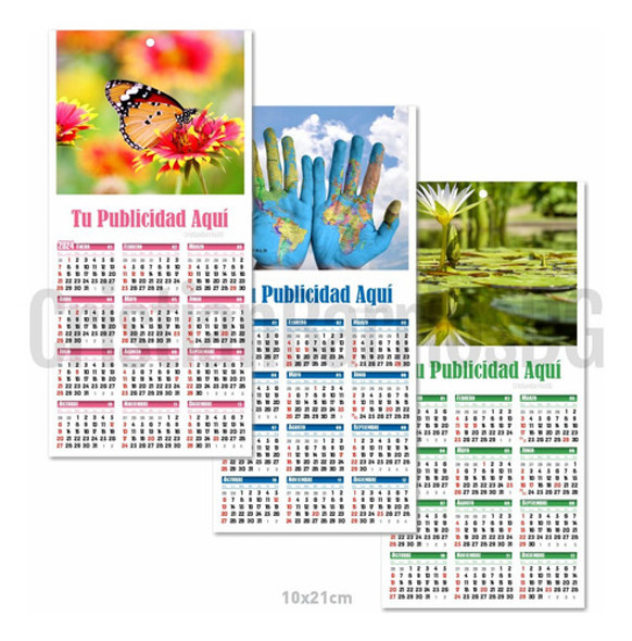 Almanaques Personalizados X50 10x21cm Con Iman 0 Almanaques Personalizados X50 10x21cm Con Iman 0