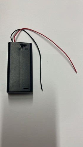 Portapila 2 X Aa Con Tapa Y Llave 1