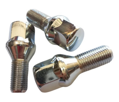 Kit 16 Bulones Rueda Cromado Peugeot Partner Hasta 02 Chapa 0