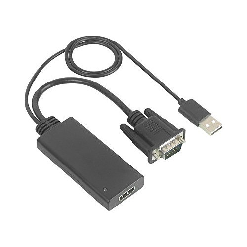 Vsile Vga To Hdmi Convertidor De Adaptador Con Soporte De Au 0