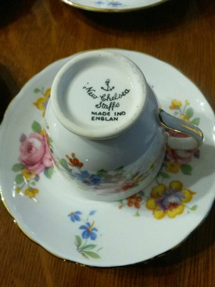 Duos De Cafe En Porcelana New Chelsea Staff England 1