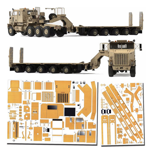 Oshkosh M1070 & M1000 Papercraft 1.25 Sin Errores 0