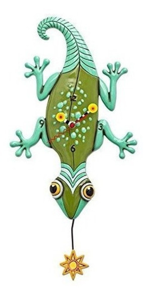 Allen Designs  Sol Lizard Reloj De Pendulo 0 Allen Designs  Sol Lizard Reloj De Pendulo 0