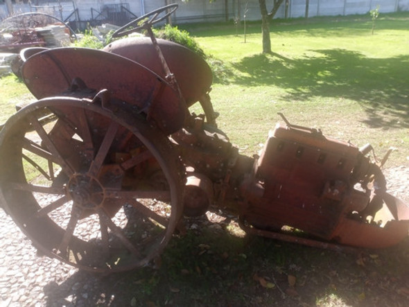 Tractor Case De Rueda De Hierro De Puntones Campo Chacra 0