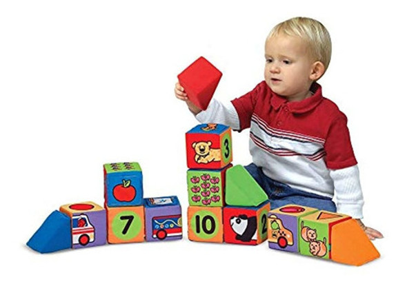 Melissa - Doug K.s Kids Match Y Build Soft Blocks Set 0