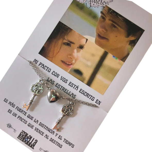 Share Necklace Mar & Thiago Keys – Surgical Steel – Unisex